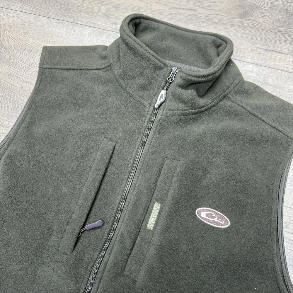 Drake Waterfowl Windproof Vest Green‎ Men's Sz XL Hunting Duck Outdoor